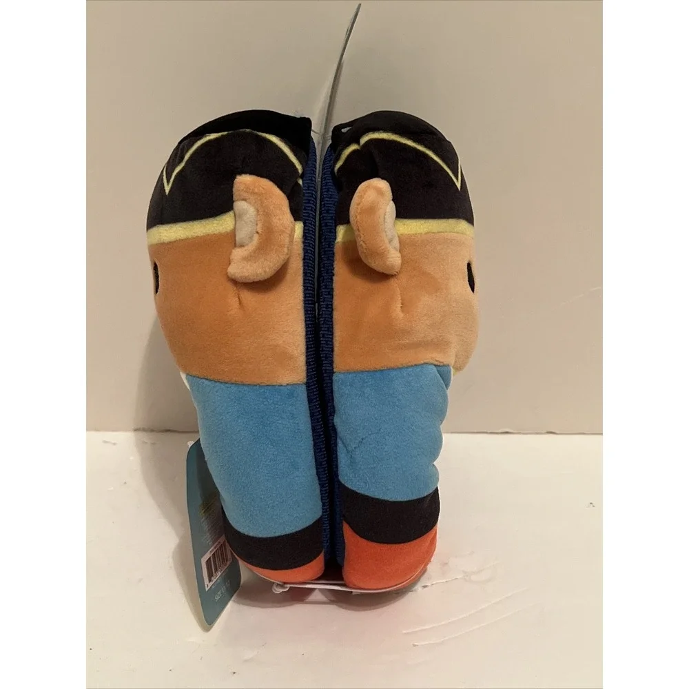 Squishmallows Baron the Bear Nutcracker Plush Slippers Kids Size 11/12 Multi
